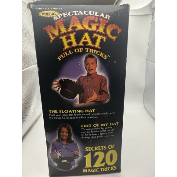 MARSHALL BRODIEN SPECTACULAR MAGIC HAT KIDS MAGIC KIT SECRETS OF 120 MAGIC TRICK - Picture 2 of 12